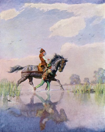 ロバート・ルイス・スティーブンソンによるブラック・アローのイラスト 作： Newell Convers Wyeth